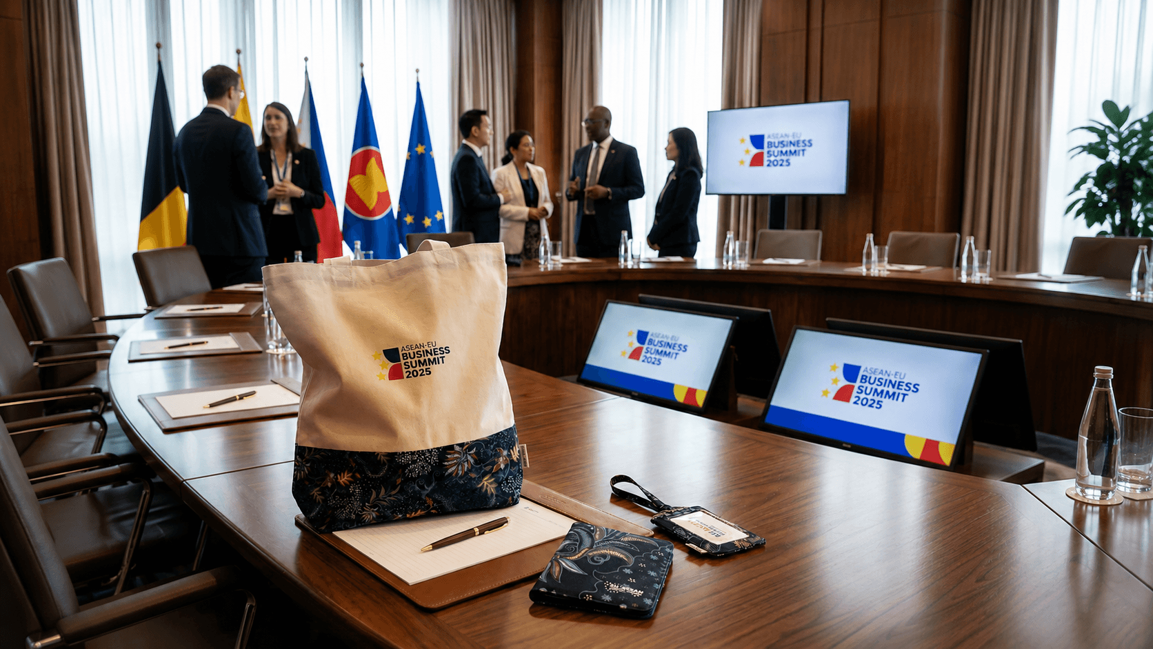 Beautifully wrapped eco-friendly corporate gifts for Malaysian conferences