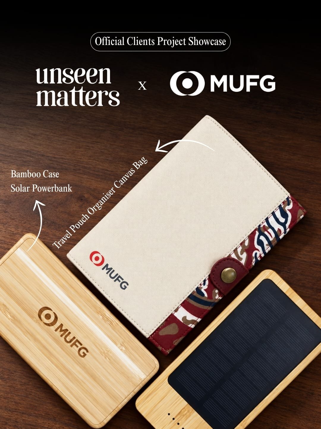MUFG x Unseen Matters custom corporate gift set