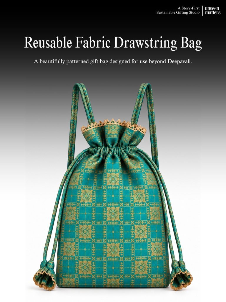 Deepavali Corporate Gift reusable fabric bag
