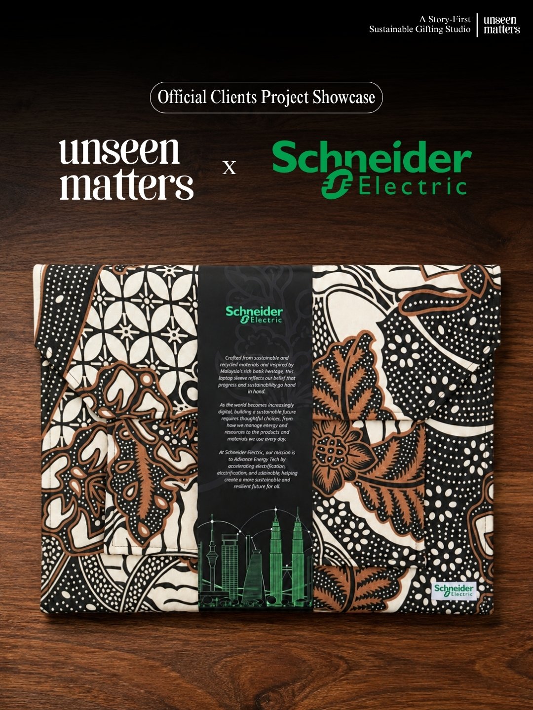 Schneider Electric x Unseen Matters custom corporate gift set
